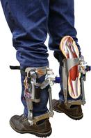 Quasi-passive exoskeleton snapshot with muscle view