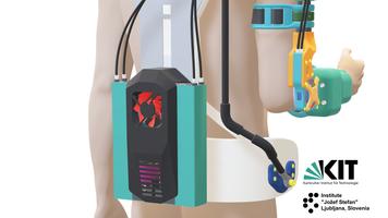 Another render of the UpperLimb exoskeleton