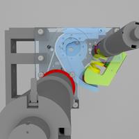 A close up of the VSA mechanism